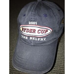 Ryder Cup 2001 The Belfry Adjustable Hat Navy Slazenger